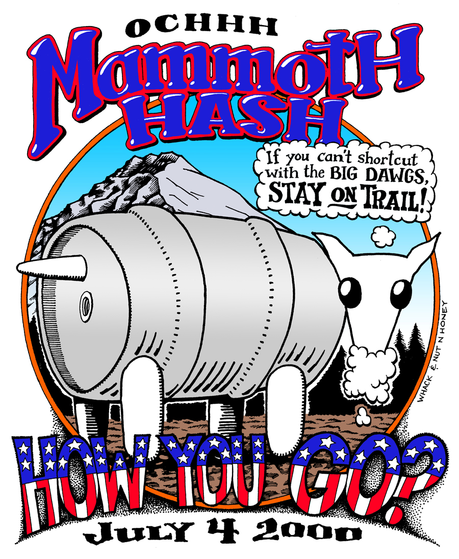 Hash Boy OCHHH Mammoth Hash Foamy How You Go (2000) Tee