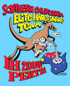 Hash Boy Socal IH Perth Elite Hare Snare Team (2008) Tee