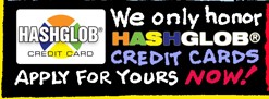 HashGlob® Credit Card payment card logo